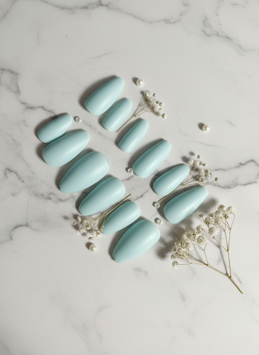 Solid Color Press-On Nails | Bold & Pastel Reusable Nail Sets