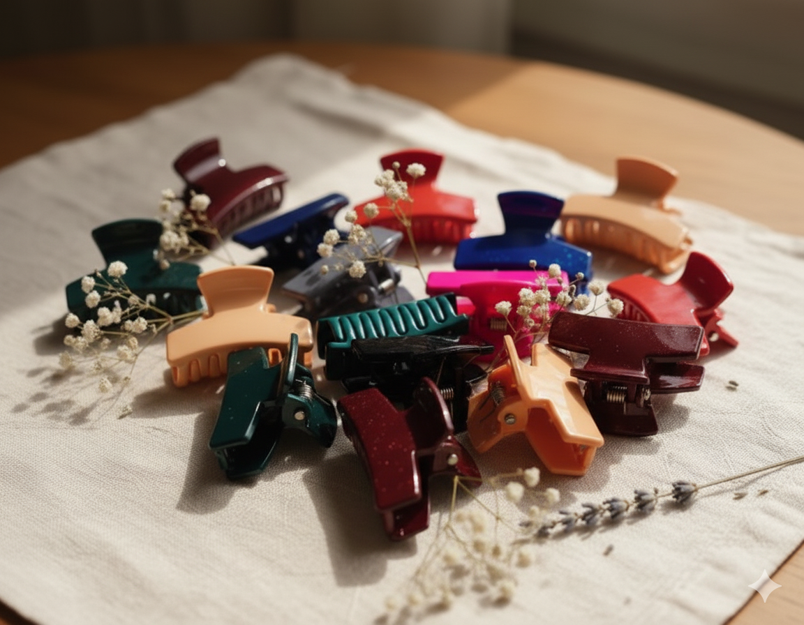 Unbreakable Small Hair Claw Clips - Durable & Stylish Mini Catchers