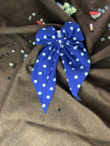 Polka Dot Hair Bow Pins for Girls & Women – Stylish Fabric Bows in Multiple Colors